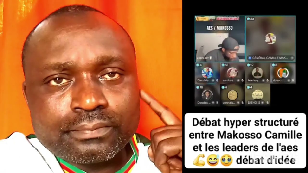 🚨 SORTEZ OOOH DÉBAT FORT ENTRE MAKOSSO ET LES LEADERS DE L'AES