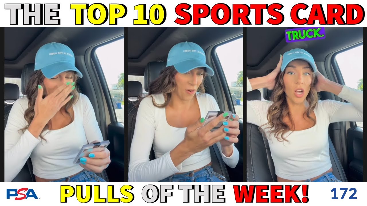 SHE PULLED THIS IN HER TRUCK!? 🤯 | TOP 10 SPORTS CARD PULLS OF THE WEEK | EP 172