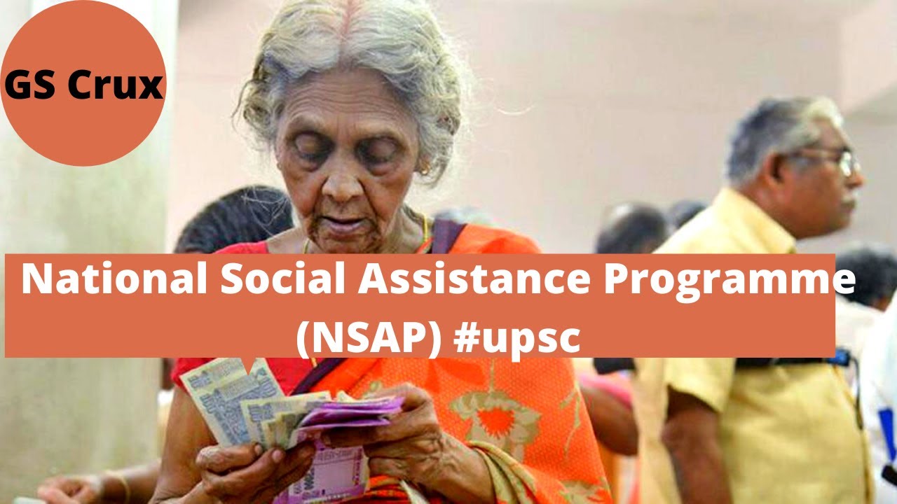 National Social Assistance Programme (NSAP)  #upsc #state_psc by Bipin sir