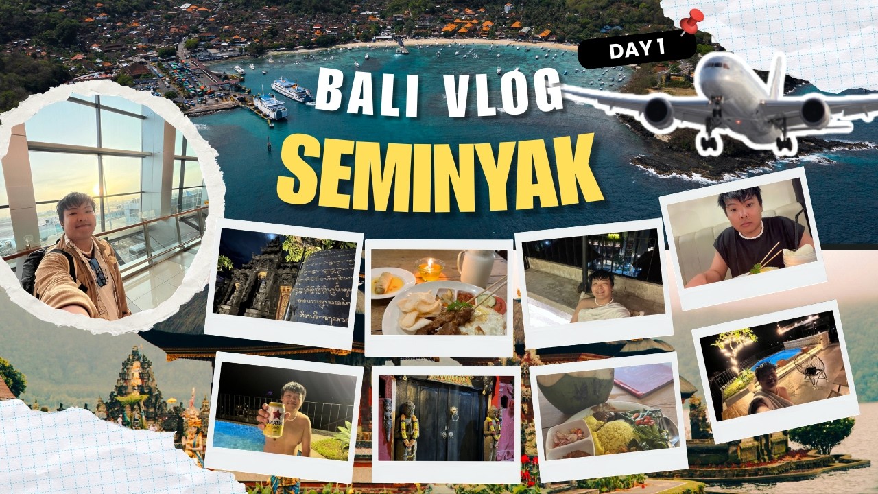 Jakarta to Bali 🇮🇩 | Rainy Arrival, First Day in Seminyak