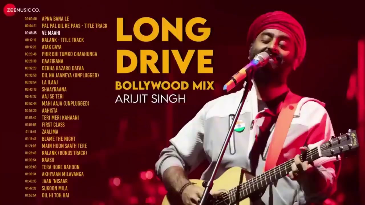 LONG DRIVE Bollywood Mix   Arijit Singh   Full Album   Nonstop   Apna Bana Le, Zaalima & Mor