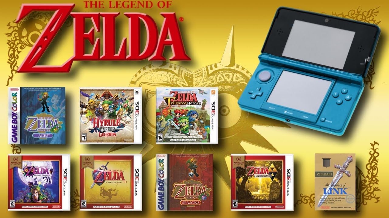 Todos los juegos de Zelda para 3DS