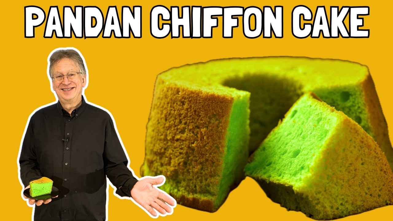 Hoe maak je Indische Pandan Chiffon Cake? (Súper luchtige sponscake recept)