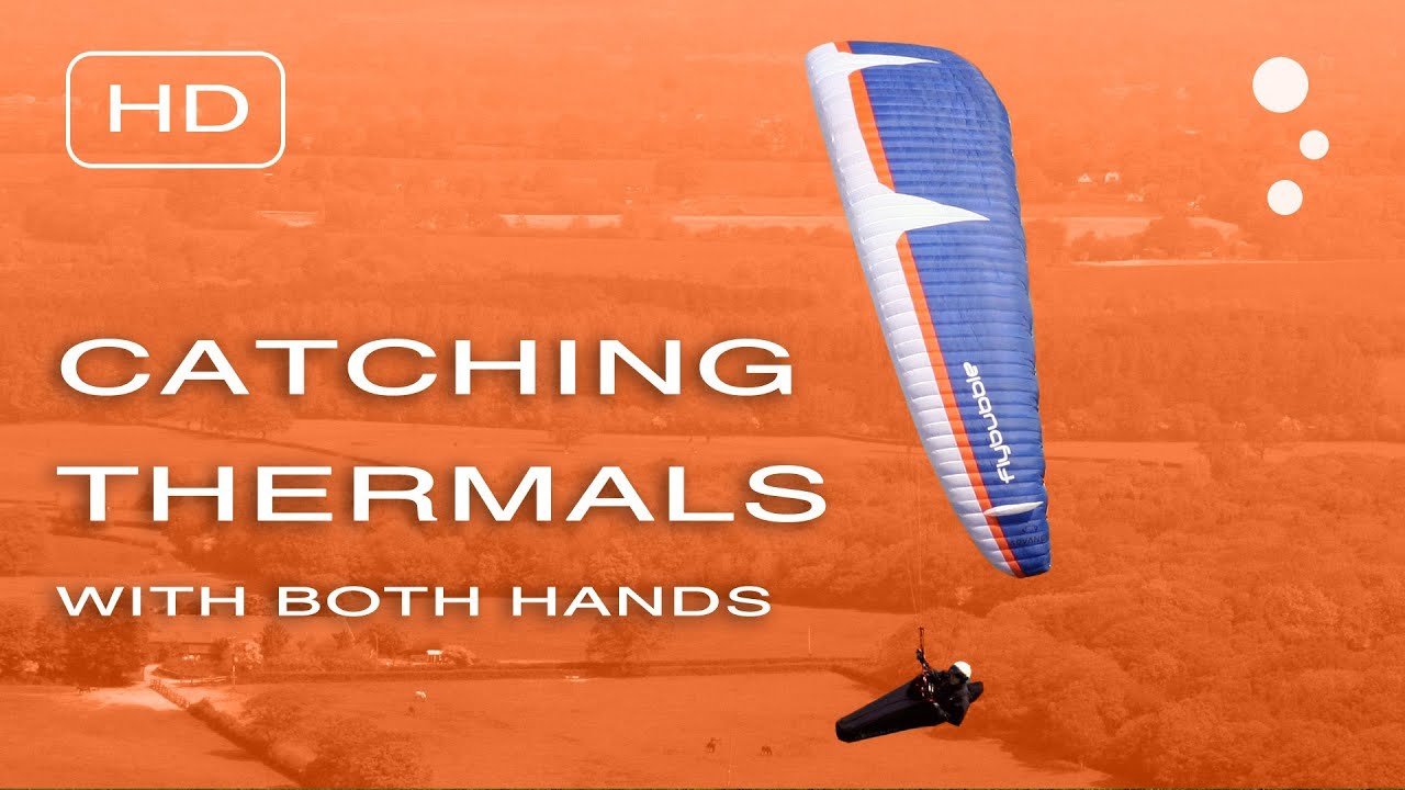 Paraglider Control: Catching Thermals With Both Hands