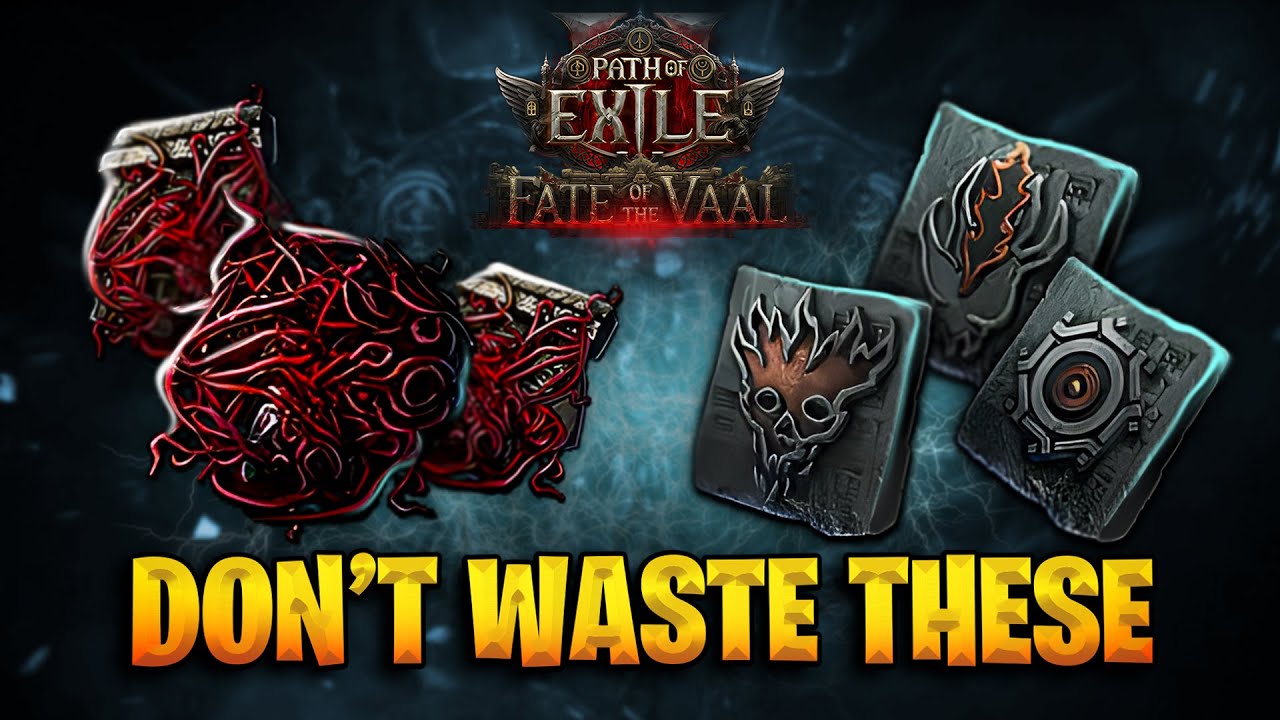 Stop Wasting Waystones and Tablets - POE2 Endgame Guide