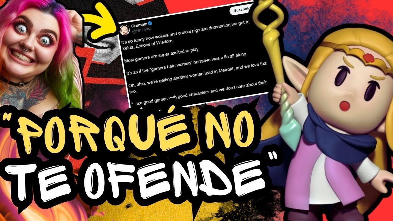 PROGRES ENLOQUECEN y hacen BERRINCHE por que NADIE se OFENDE CON Zelda: Echoes of Wisdom