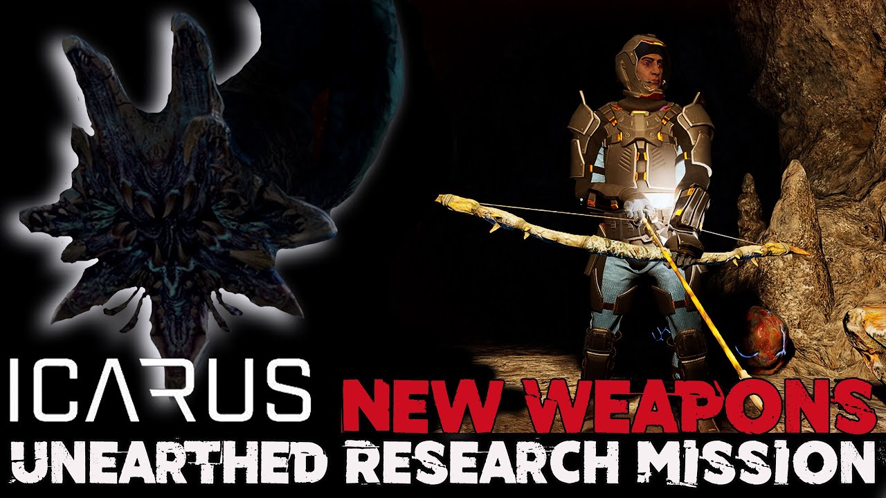 Icarus Survival Unearthed Research Mission/New Cave Worm Weapons