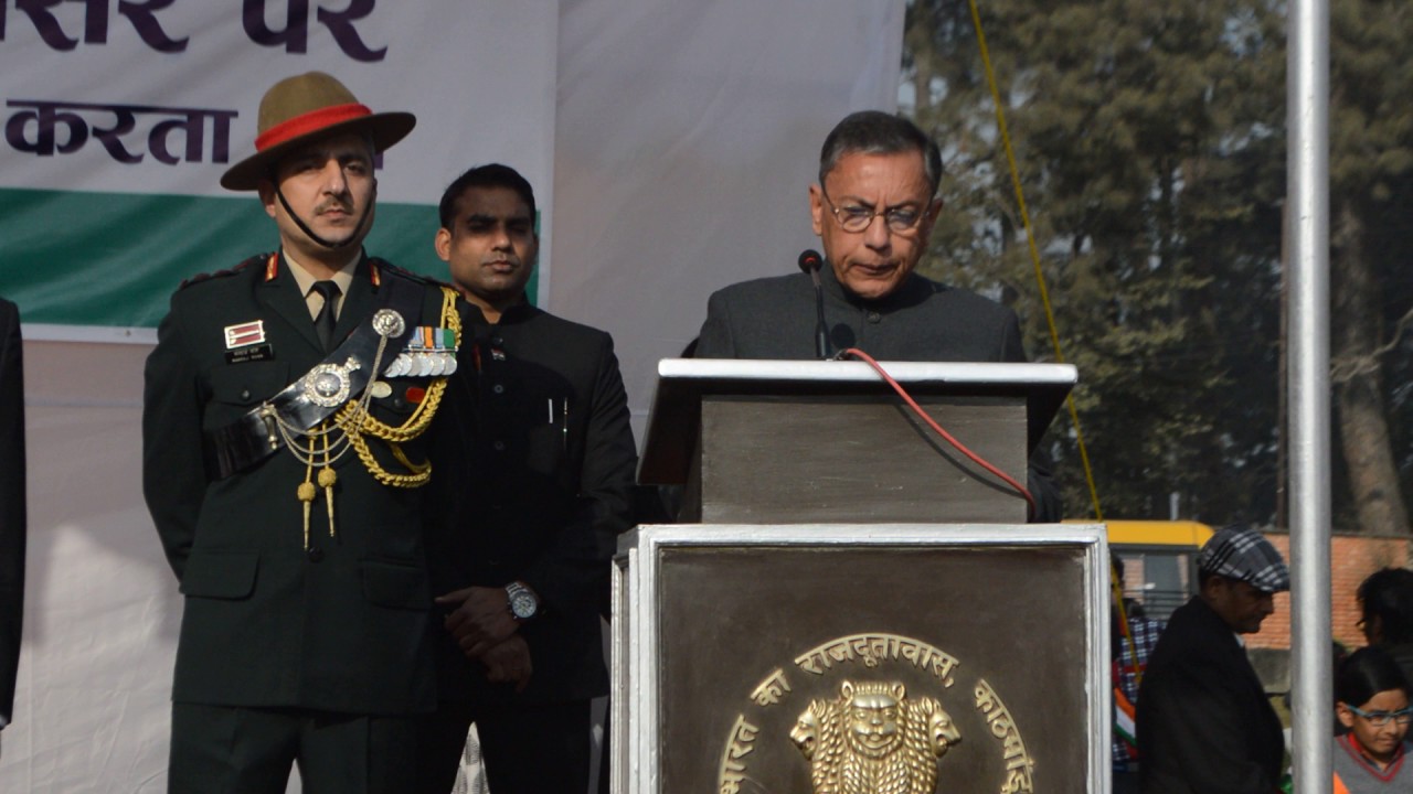Embassy of India, Kathmandu celebrates 68th #RepublicDay (Video-1)