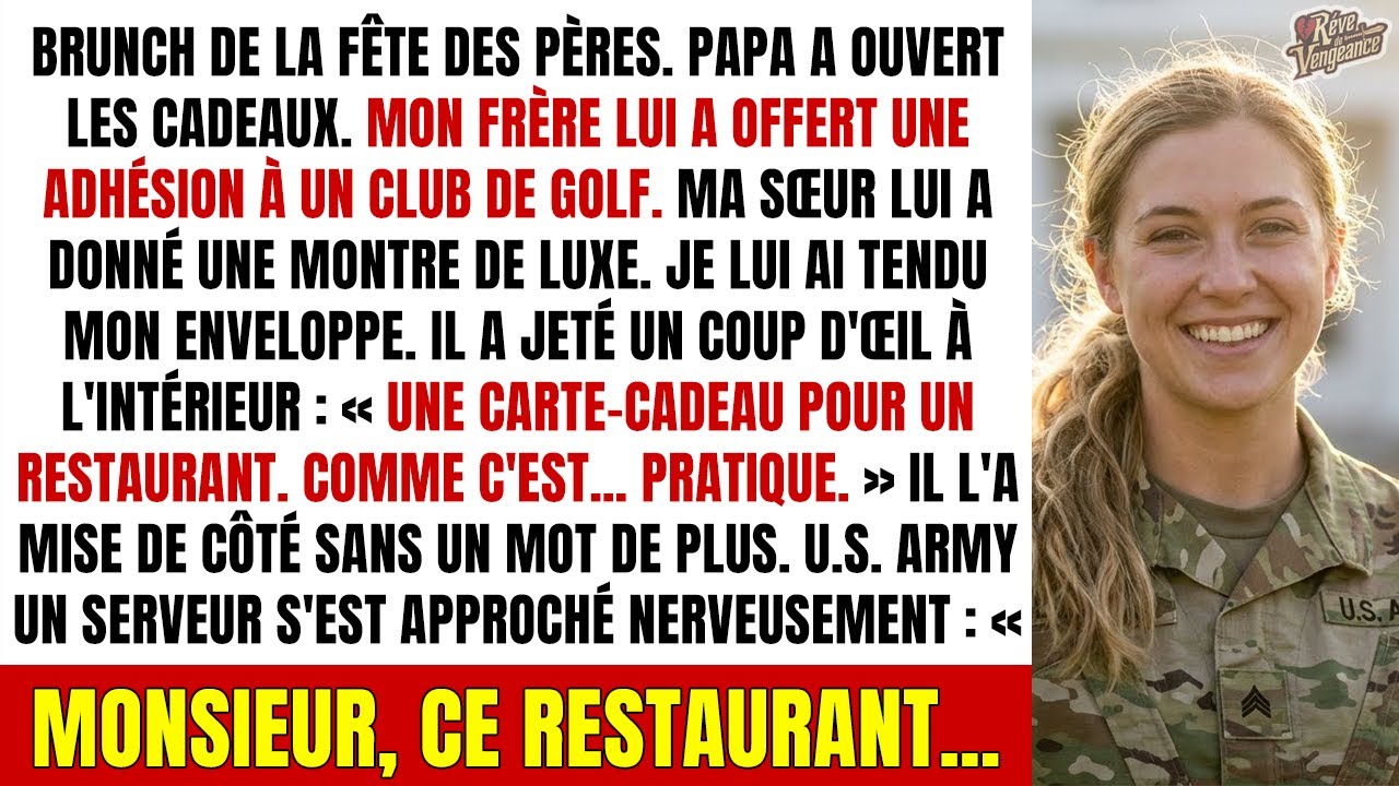 Ma famille riche a ri de mon cadeau... Le serveur leur a donné une leçon brutale.
