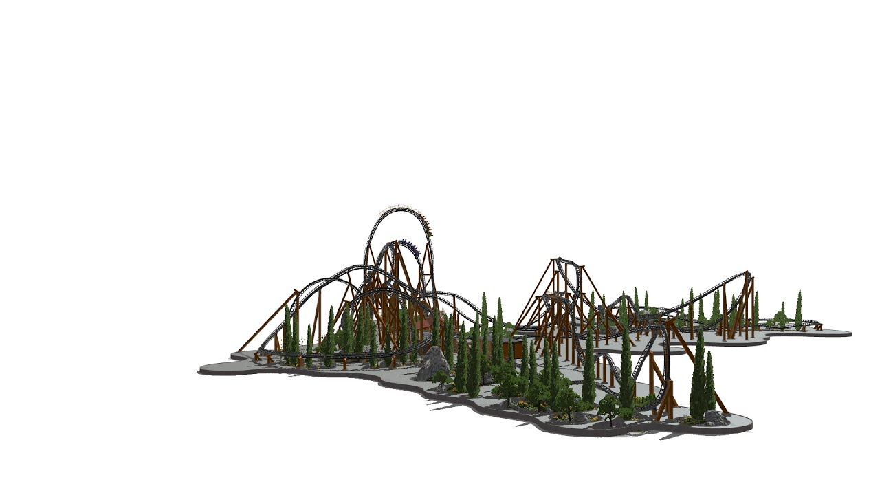 No Limits 2 - Inferno - Dueling Intamin Multi-Launch - Raw POV and off-ride