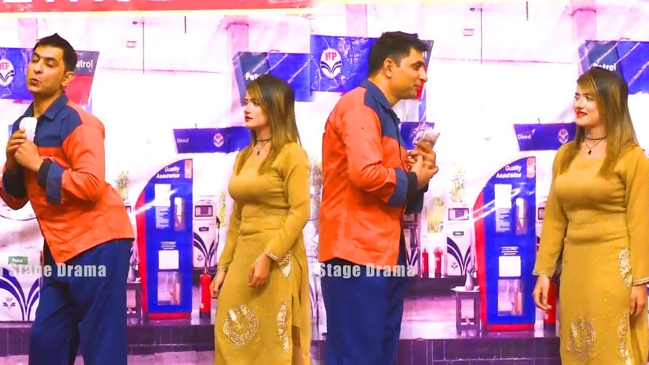 Amjad Rana and Vicky Kodu | Zulfi | Shokat Rangeela | Pakistani Stage Drama 2021 | Comedy Clip 2021