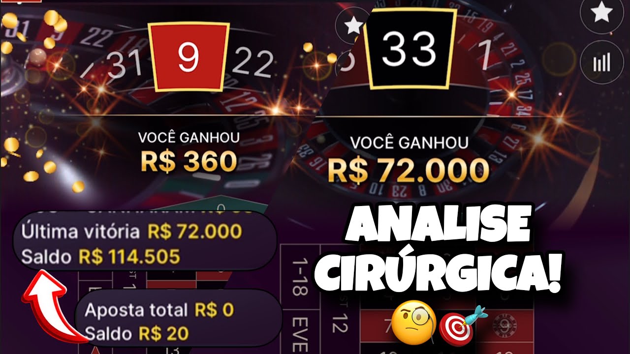 TRANSFORMEI 20 REAIS EM R$ 114.505 MIL NA ROLETA PACI&Ecirc;NCIA E AN&Aacute;LISE CIR&Uacute;RGICA 🧐🎯
