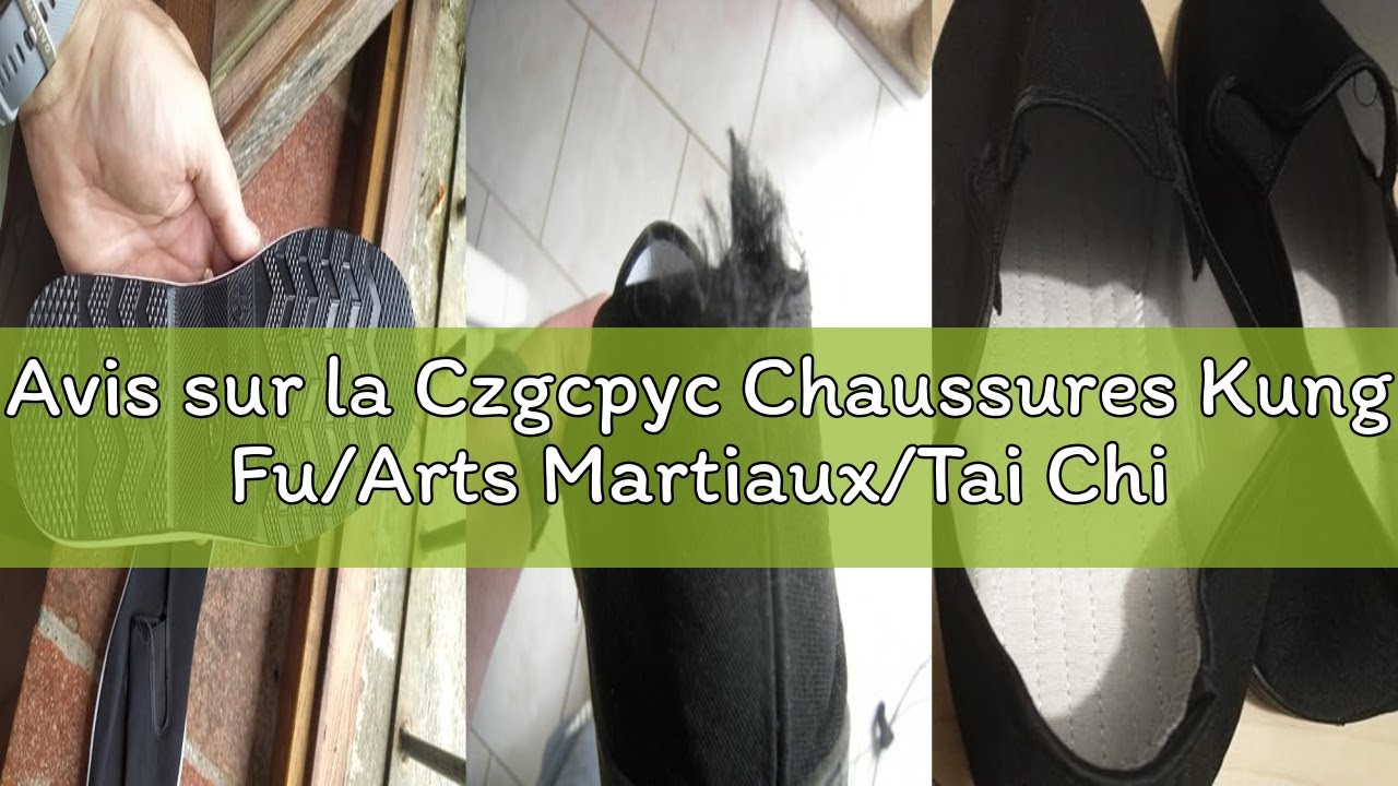 Avis sur la Czgcpyc Chaussures Kung Fu/Arts Martiaux/Tai Chi Semelle Caoutchouc Unisexe Toile