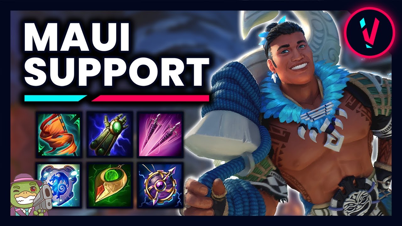 MAUI SUPPORT WINS RANKED GAMES EASILY | Ranked Support Gameplay | SMITE 10.7
