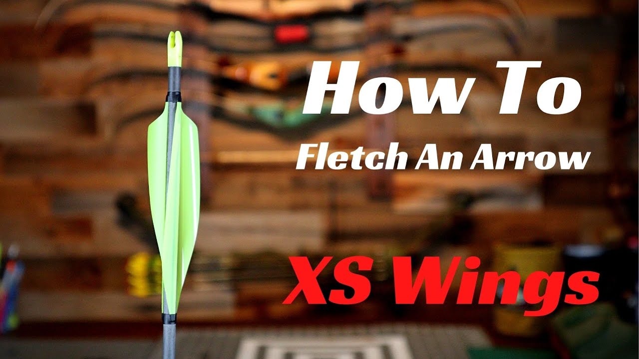 How to fletch an arrow with XS Wings(Spin wings, Spider vanes, etc.)