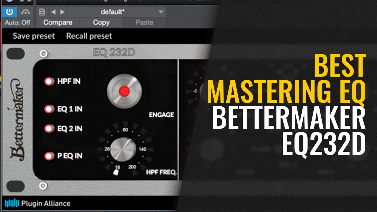 BEST MASTERING EQ in 2021? (The BETTERMAKER EQ232D plugin)