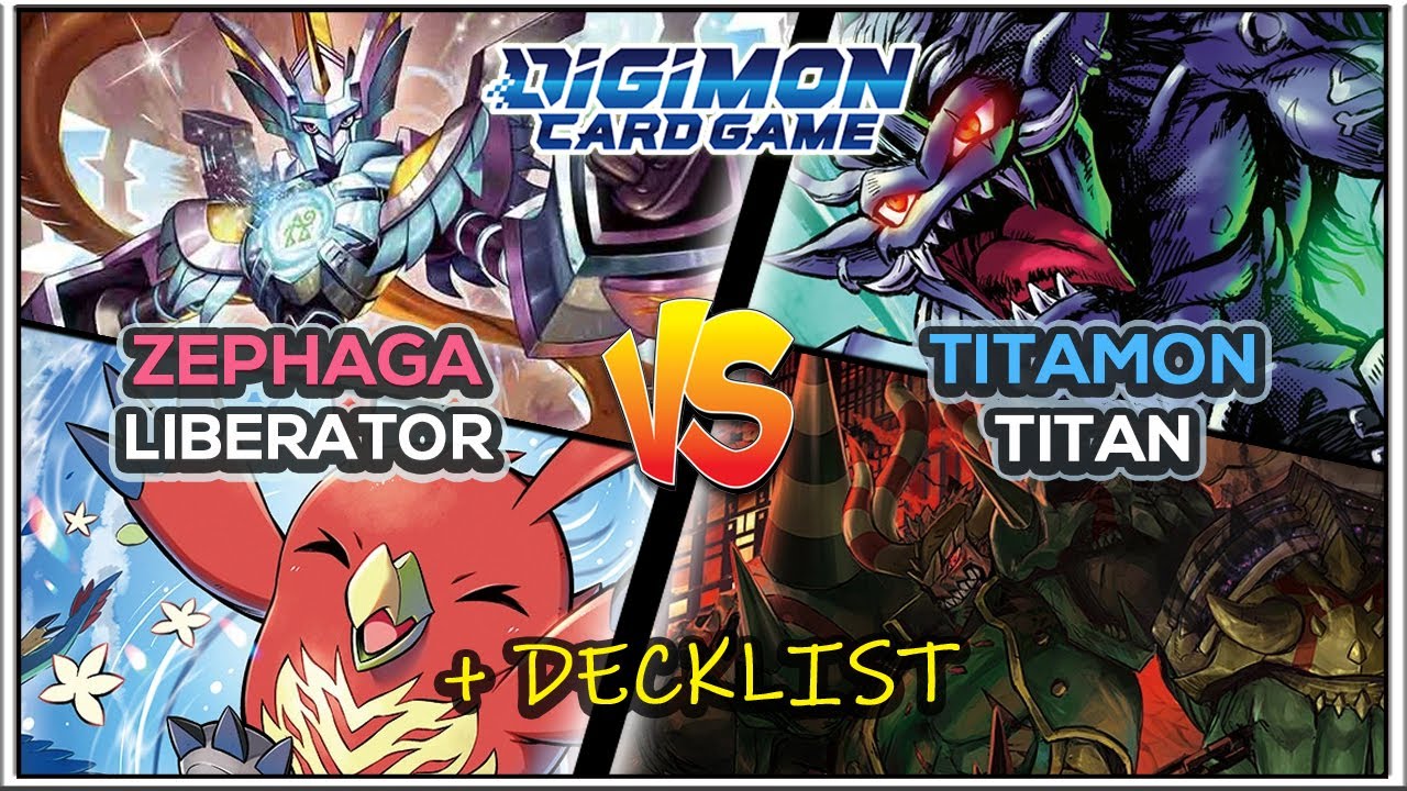 *NEW* Zephagamon vs Titamon • BT24 Gameplay + Decklist | DCGO | Digimon TCG