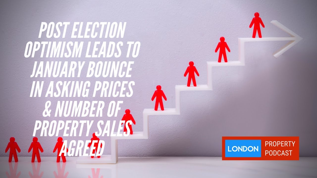 Post Election optimism leads to January bounce in asking prices and number of property sales agreed