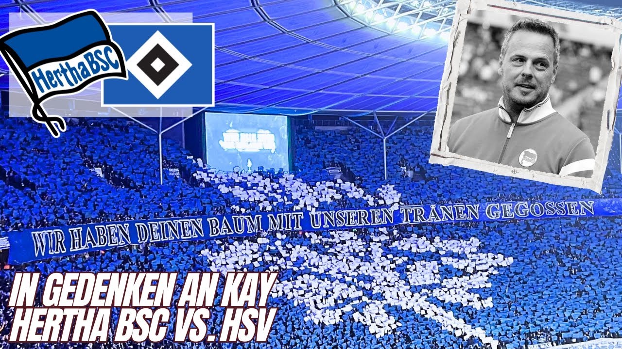 IN GEDENKEN AN KAY BERNSTEIN🕯️ / Hertha BSC vs. HSV / FANPRIMUS STADIONVLOG