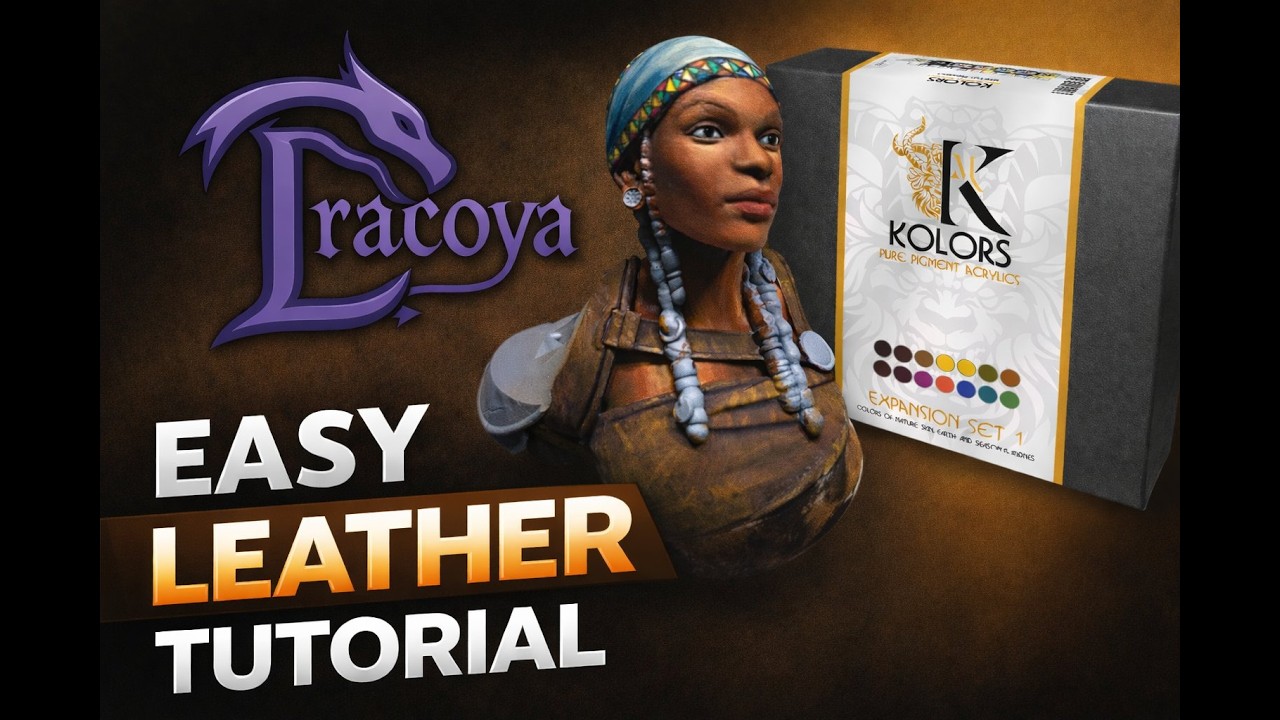 Painting Worn Leather with Kimera Paints - Dracoya.com
