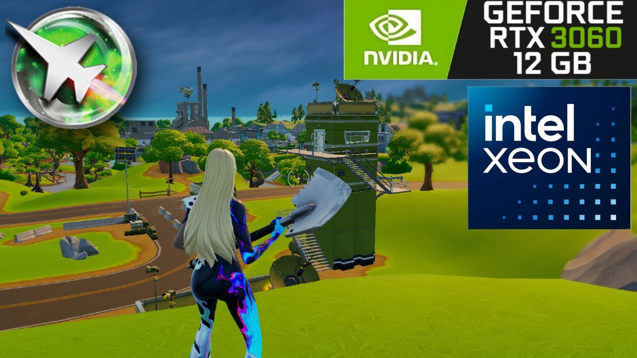 RTX 3060 12GB + XEON E5 2680 v4 | Fortnite Reload | TESTE DE DESEMPENHO | Performance Mode