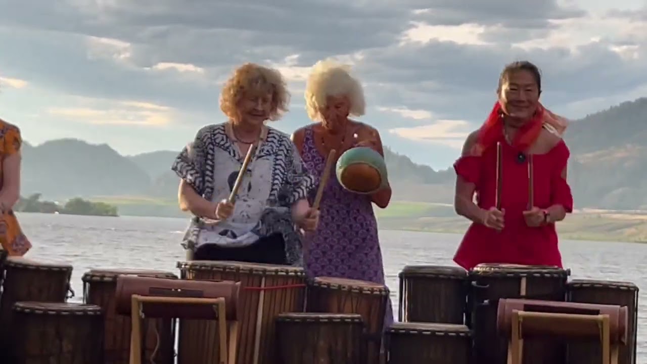 Nankama “Born to drum” playing Black Mamba Richter Pass Resort Osoyoos BC