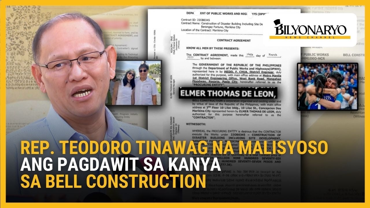 Rep. Marcy Teodoro, tinawag na ‘malisyo’ ang ulat na nag-uugnay sa kanya sa Bell Construction