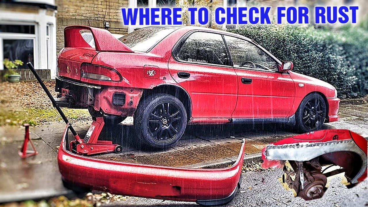 WHERE TO CHECK FOR RUST ON A CLASSIC SUBARU IMPREZA | GC8 GF8