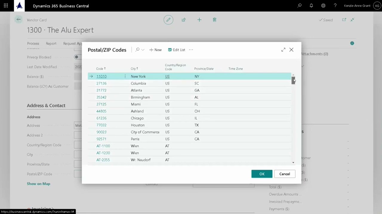 How to create vendors in Business Central