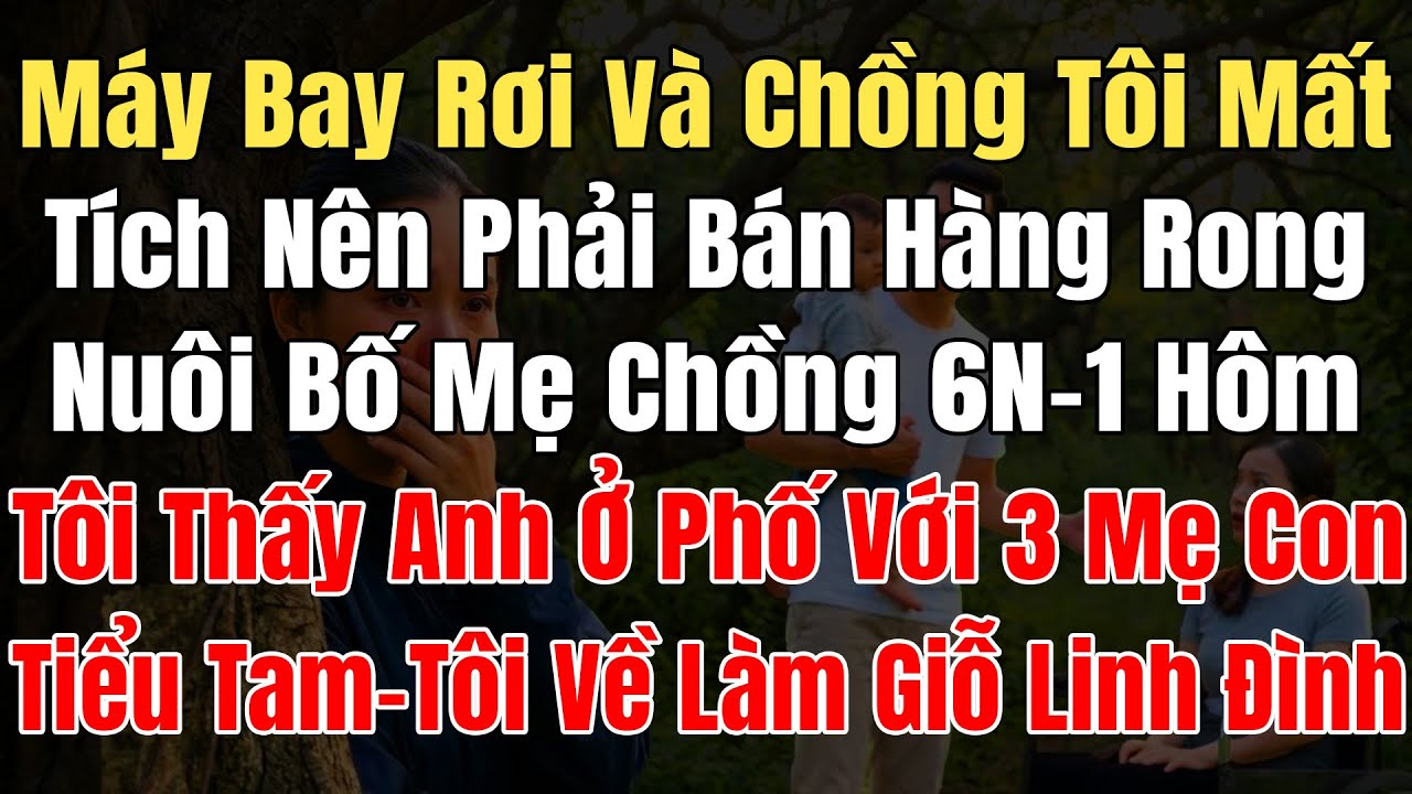 Máy Bay Rơi Chồng Tôi Mất Tích, Tôi Phải BHR Nuôi Bố Mẹ Chồng 6N, 1 Hôm Thấy Anh Và 3 Mẹ Con TiểuTam
