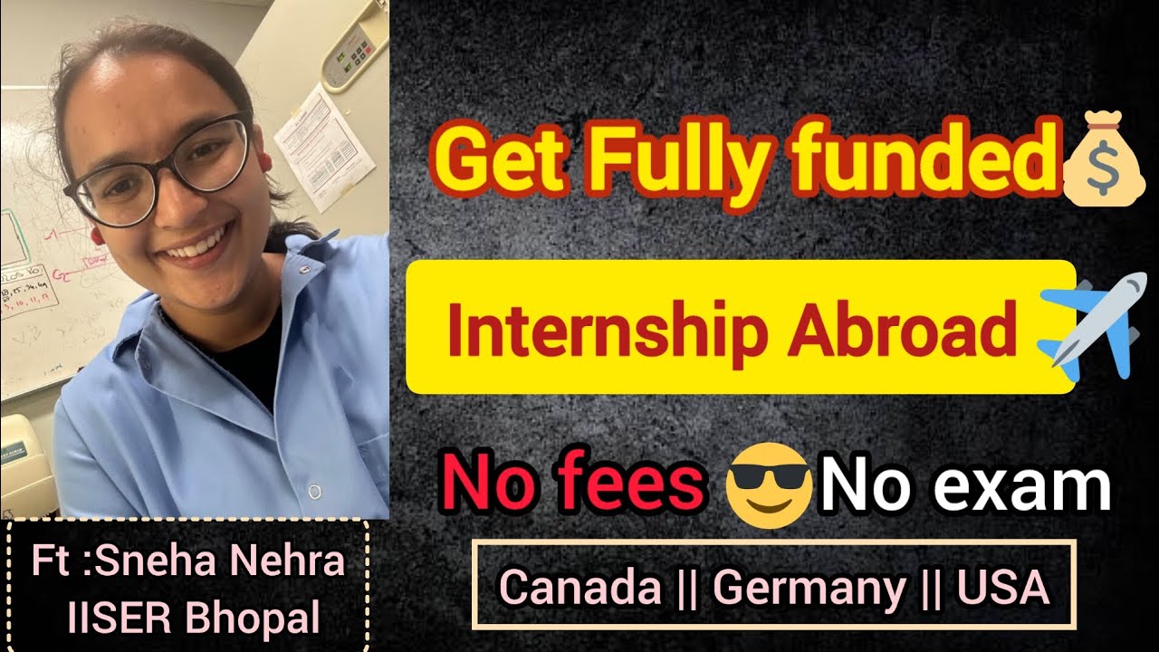 Fully funded International Internships 😯Intern abroad for free ! #internship  #internshipabroad