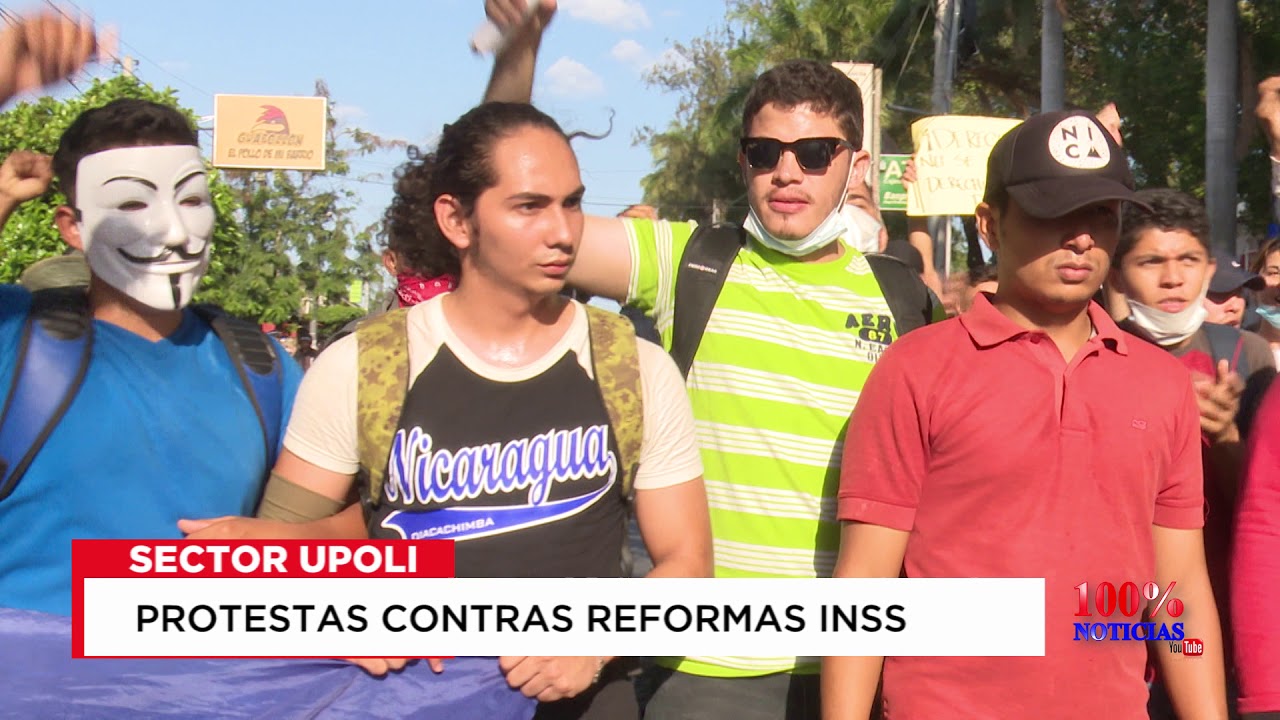 Así empezó las protestas en la UPOLI contra reformas INSS el 19 de Abril 2018