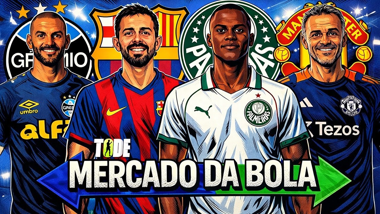 LUIS ENRIQUE QUER SAIR DO PSG l ARIAS INDO PRO PALMEIRAS l BARCELONA VAI POR B. SILVA l WEVERTON e+