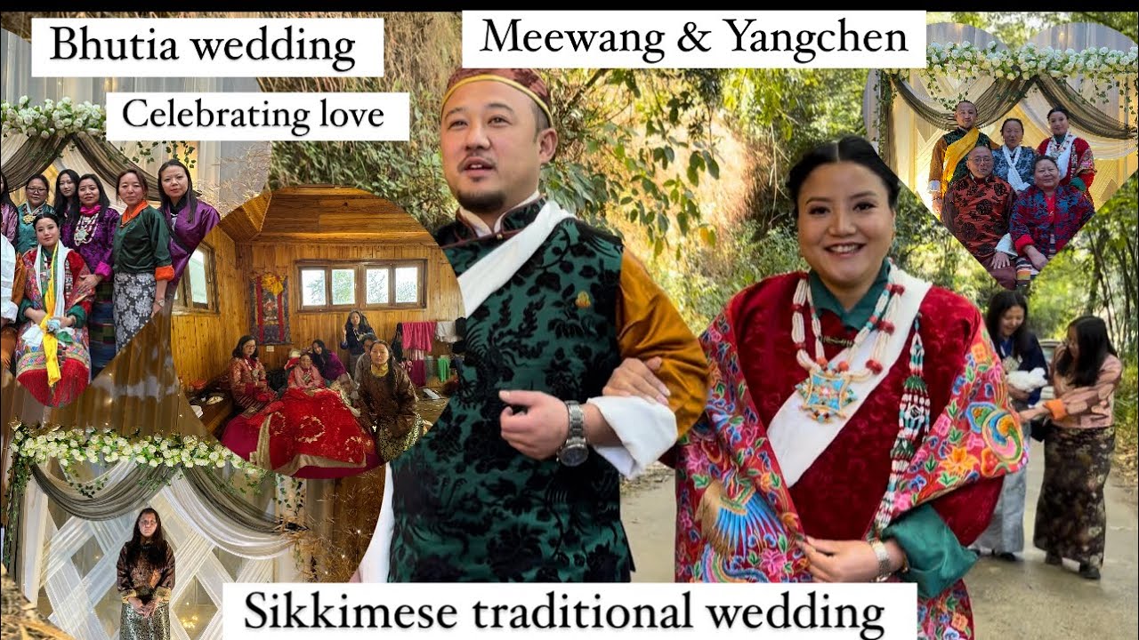 Sikkimese Bhutia Wedding 2024 . Meewang weds Yangchen 📍Melli #sikkimesevlogger #bhutia