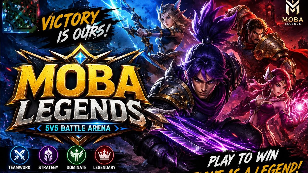 🔥 MOBA Legends Pro Gameplay | Epic Team Fight & Legendary Moves 💥#mobalegends5v5!#gamingmaster