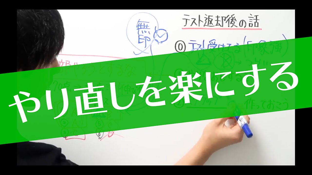 テストのやり直し方法はすごく大切