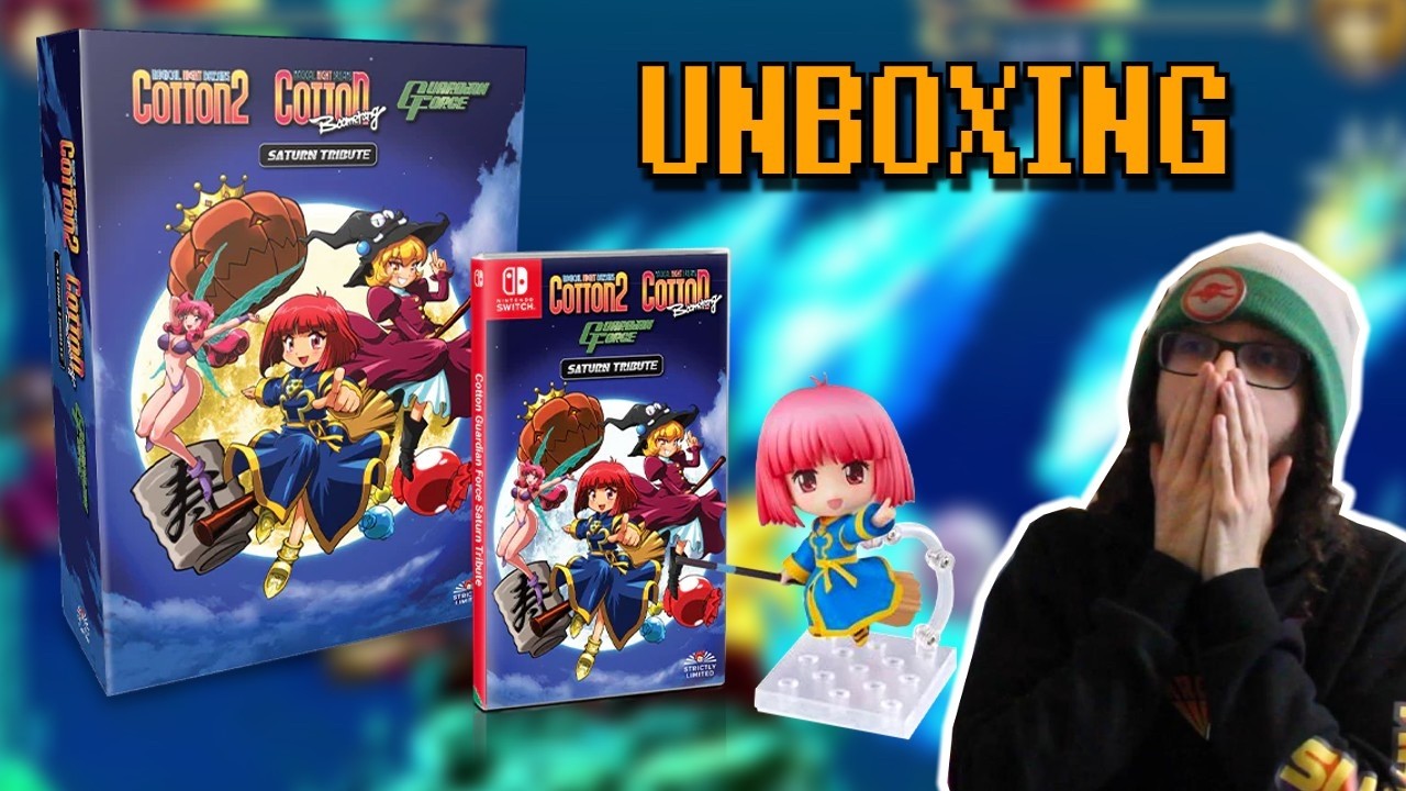 Cotton Guardian Force Saturn Tribute Collector's Edition Nendoroid Bundle Unboxing
