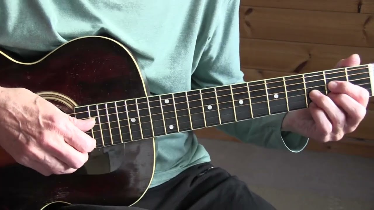 Gibson L3 Blues in G - Fingerpicking Blues Lesson - Big Bill Broonzy style - TAB avl.