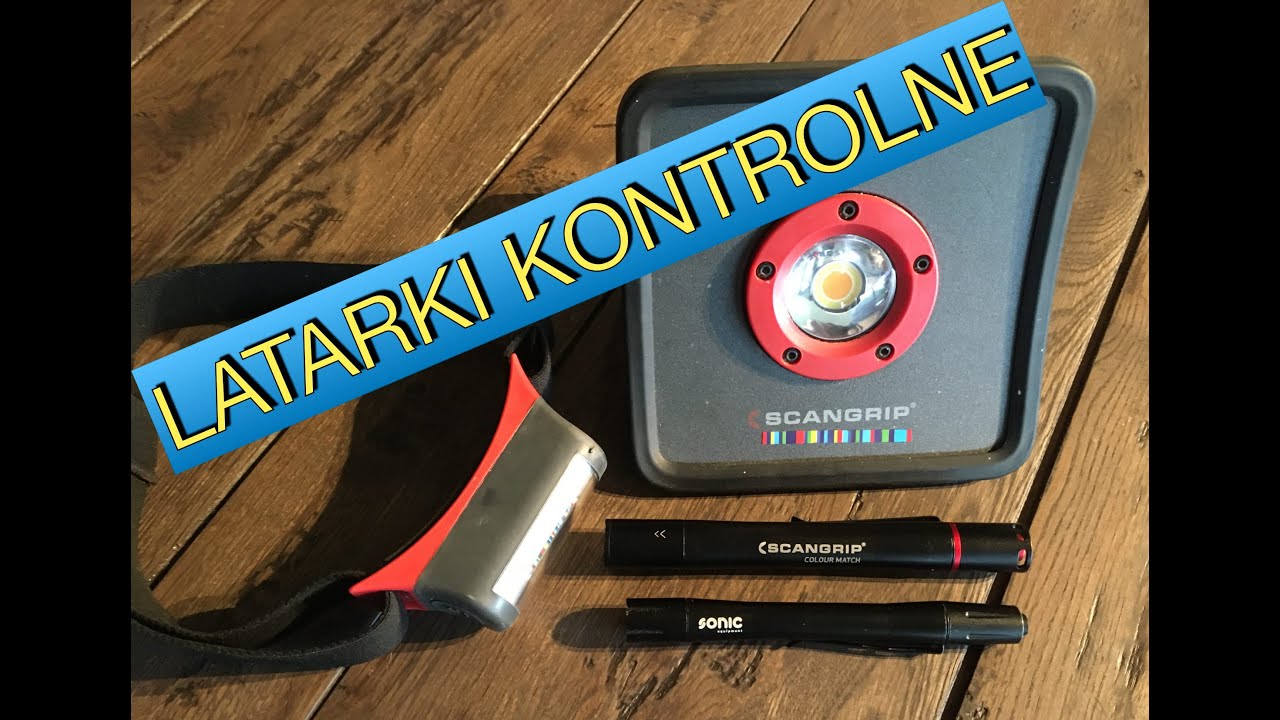 Latarki kontrolne scangrip