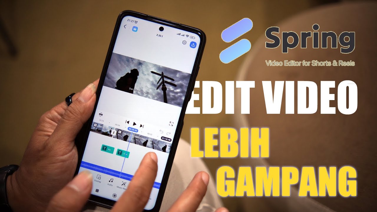 DIJAMIN BISA NGEDIT VIDEO!!! Lebih Gampang dari CapCut - SPRING