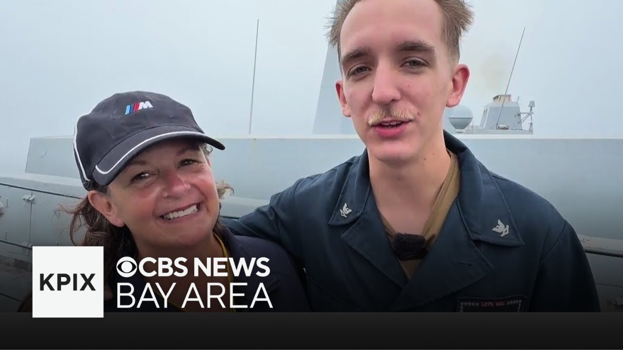 Bay Area mother and son reunited at sea on voyage to Fleet Week