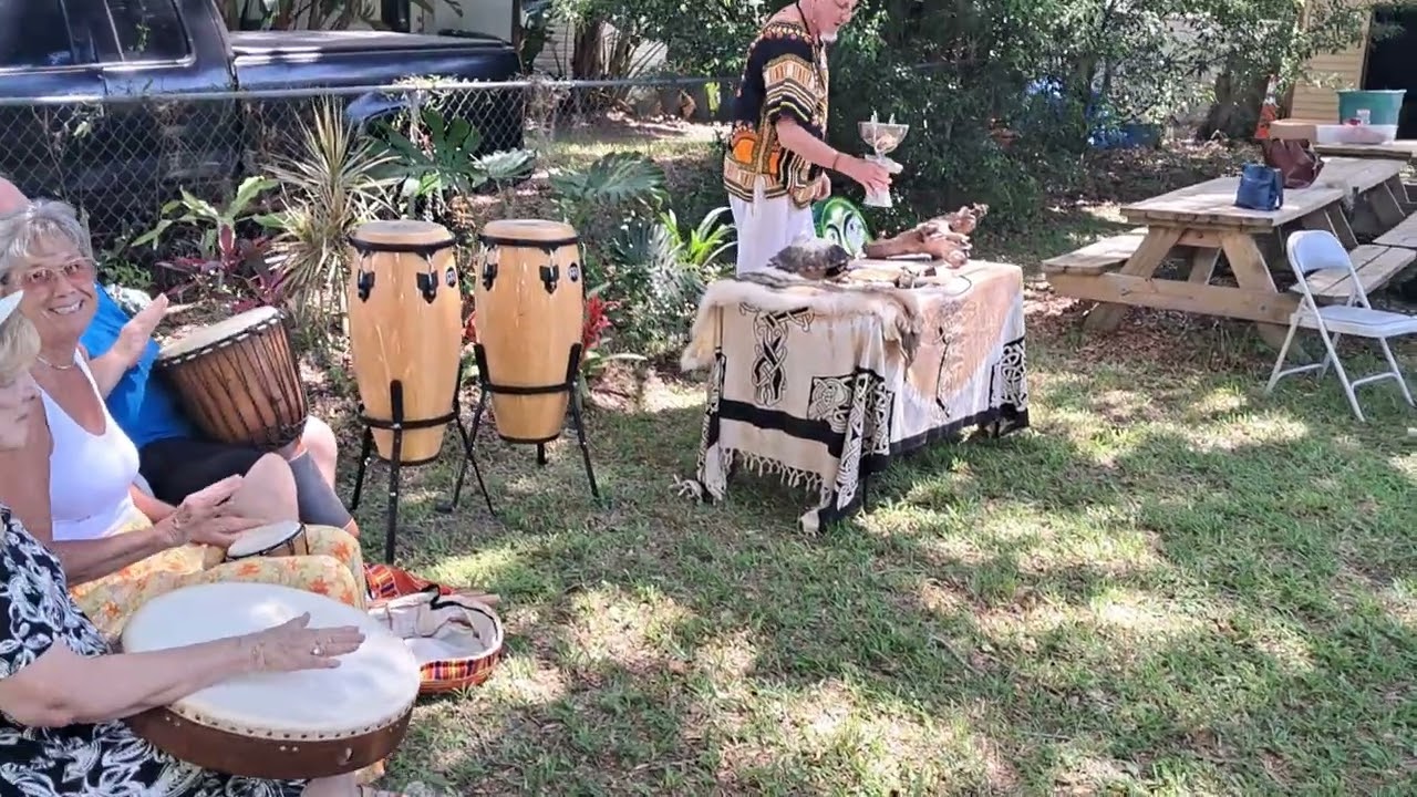 Drumming in the Summer Solstice with Rick de Yampert
