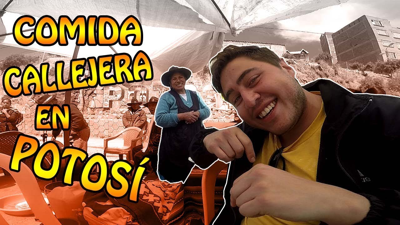 Probando COMIDA CALLEJERA en Potosí Bolivia