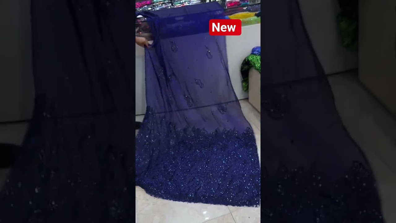 ❤🧿new trending Saree sworski work ❤