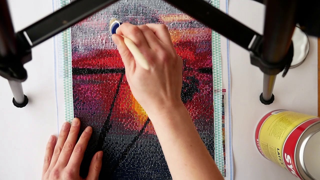Diamond Painting - Versiegelung mit Latexbindemittel