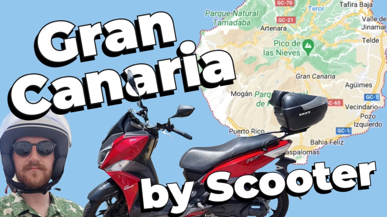 Scooter adventure in Gran Canaria