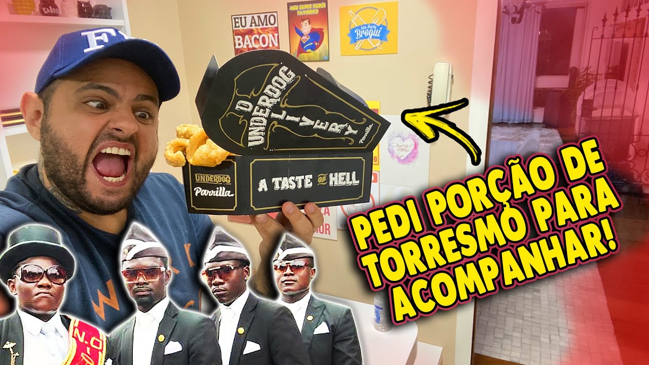 PEDI BURGER E PORÇÃO DE TORRESMO DE ACOMPANHAMENTO | #ProvandoDelivery
