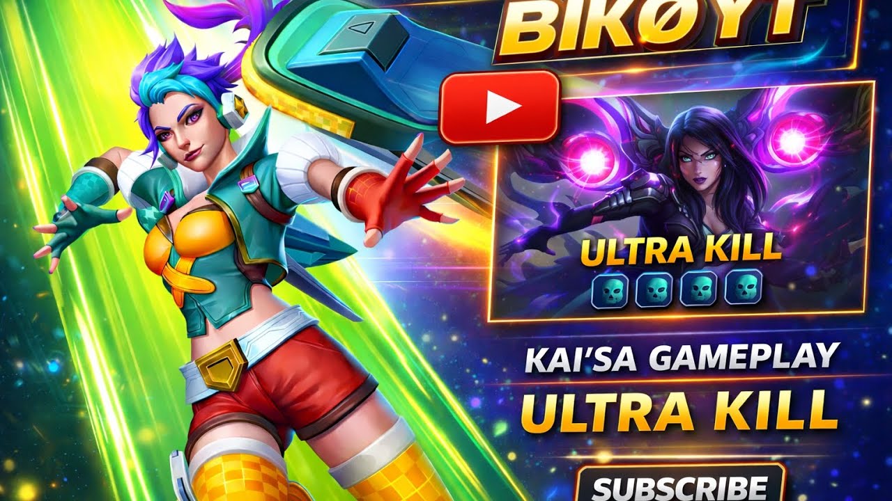 Insane Kai'sa Gameplay Ultra Kill | Wild Rift
