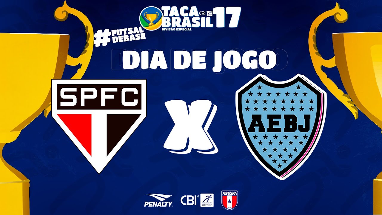 Ta&ccedil;a Brasil CBI Sub 17 Masc. Especial | S&atilde;o Paulo x AEBJ Boca Junior | 5&ordf; Rodada | Ao Vivo