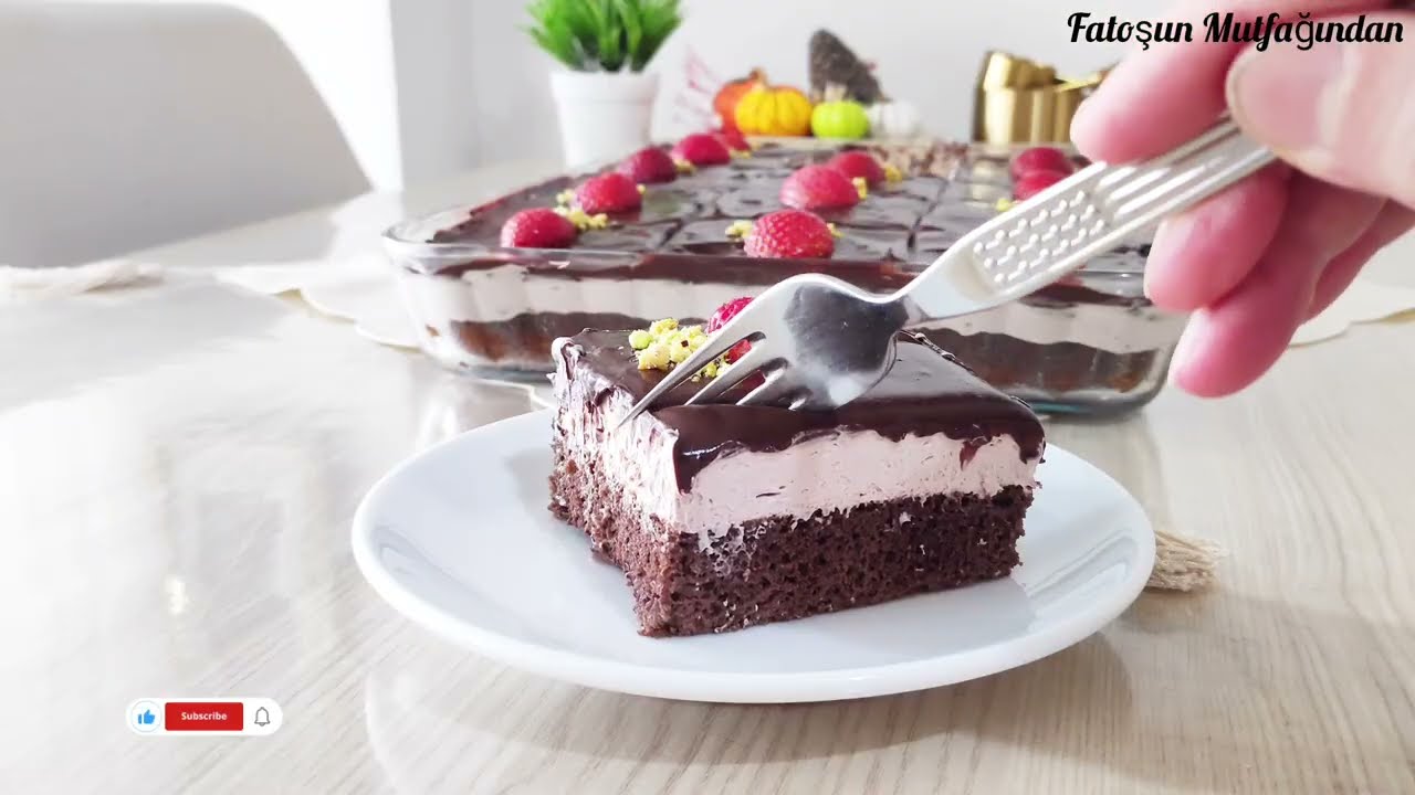 ÇİKOLATALI BORCAM PASTASI Denemeyen Kalmasın #pratiktarifler #yemektarifleri #tarif #pasta